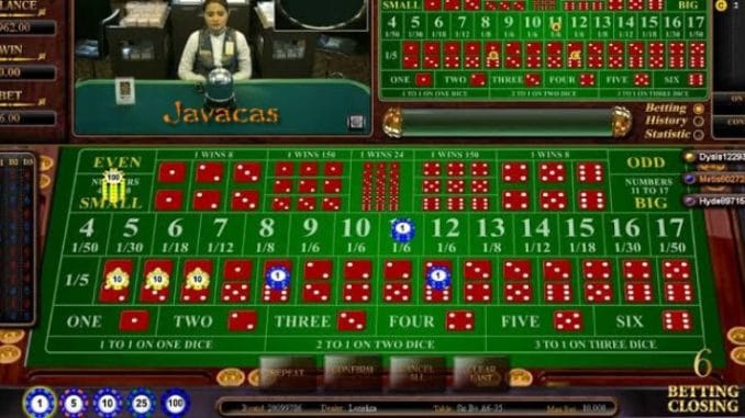 sicbo live casino online