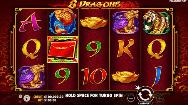 Penuh Hadiah Menakjubkan! Slot 8 Dragons