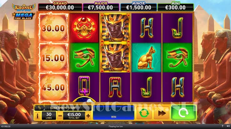 Slot Khonsu God of the Moon Playtech